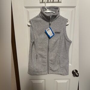 Columbia Women's Light Gray Fleece Vest